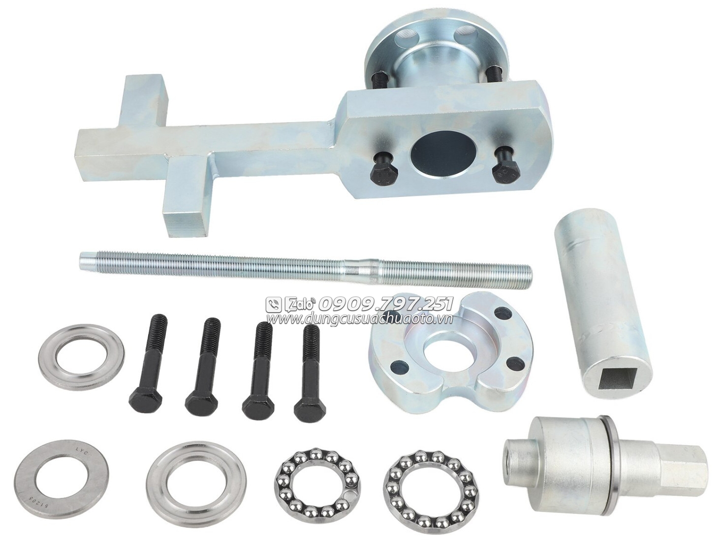 Bộ dụng cụ tháo lắp puli trục khuỷu Land Rover Jaguar