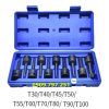 Bộ tuýp đầu lục giác sao T30 T40 T45 T50 T55 T60 T70 T80 T90 T100
