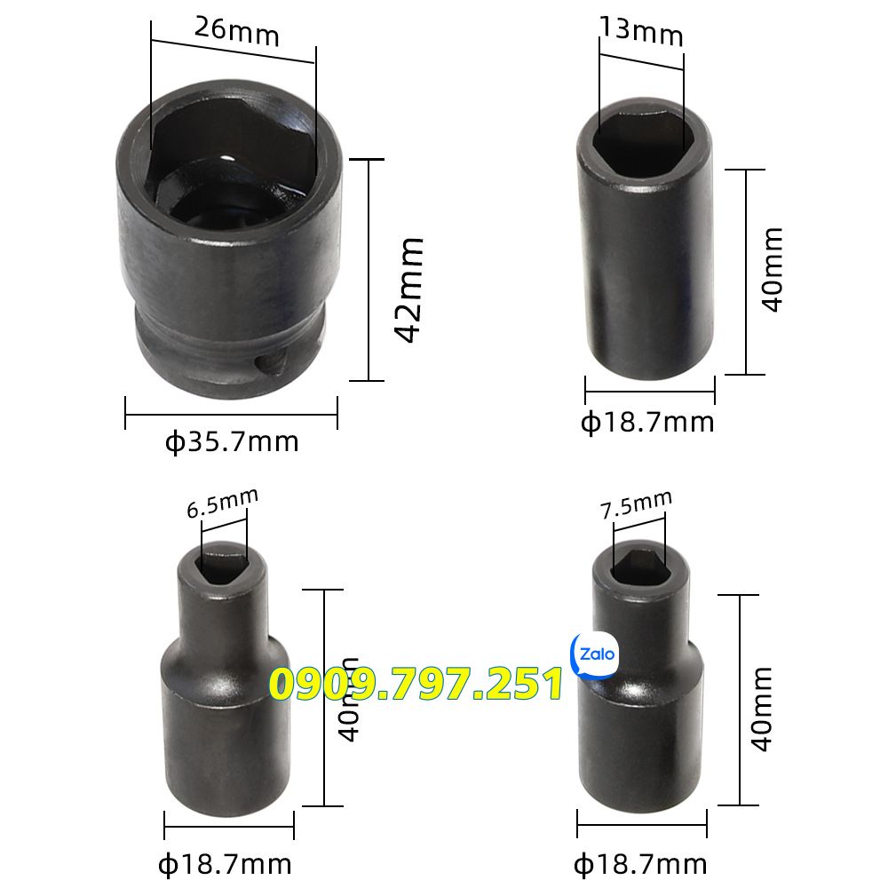 Bộ đầu tuýp tam giác bơm cao áp Bộ đầu tuýp tam giác bơm cao áp