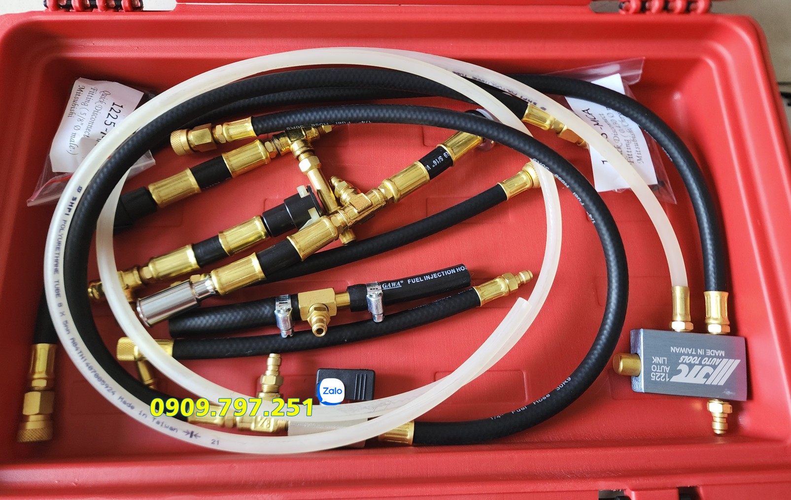 Bộ đồng hồ đo áp suất bơm xăng ô tô JTC 1225 Đài Loan Bộ đồng hồ đo áp suất bơm xăng ô tô JTC 1225 Đài Loan