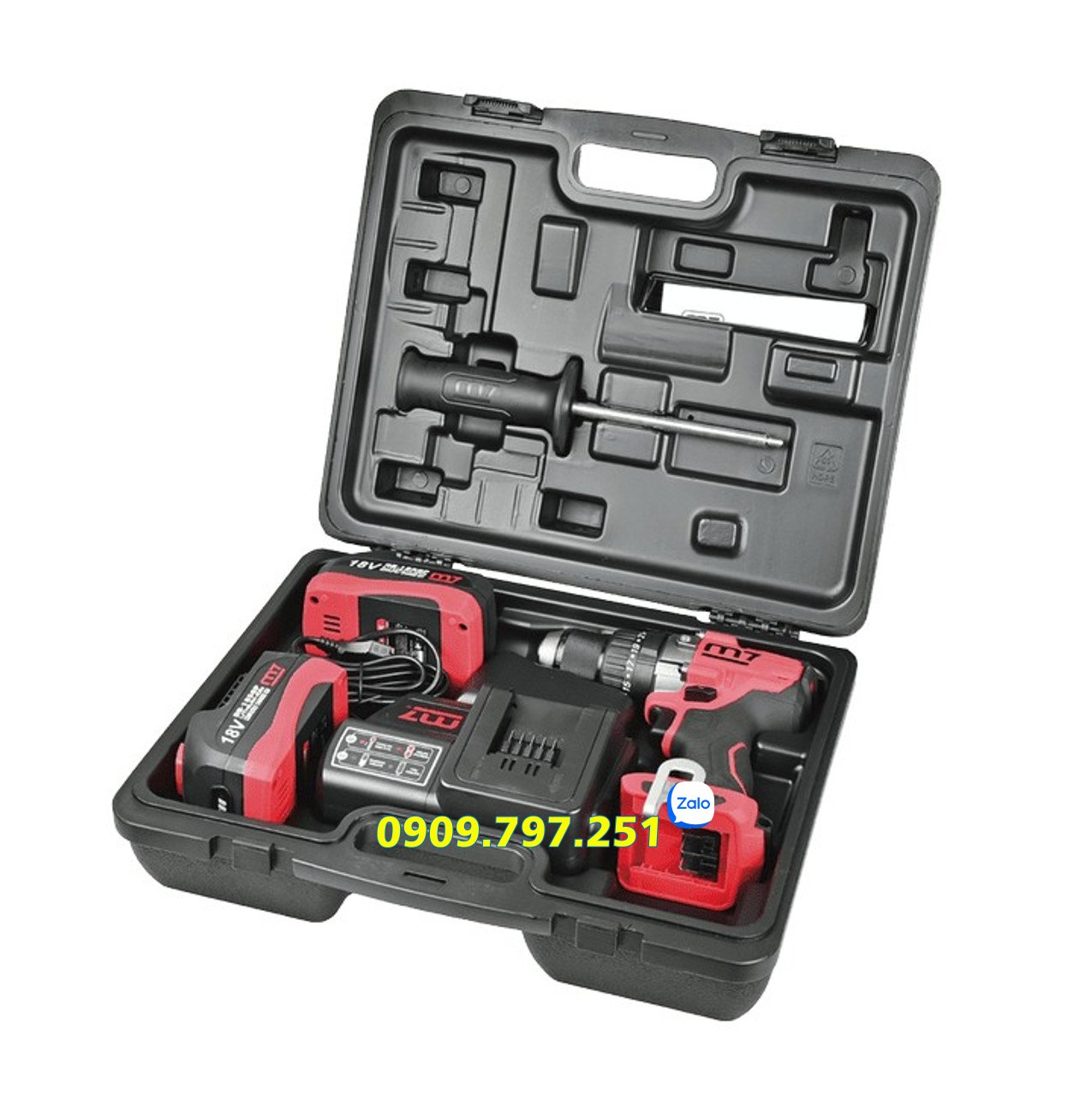 Bộ máy khoan pin 18V Model DD-101V hãng M7 Đài Loan