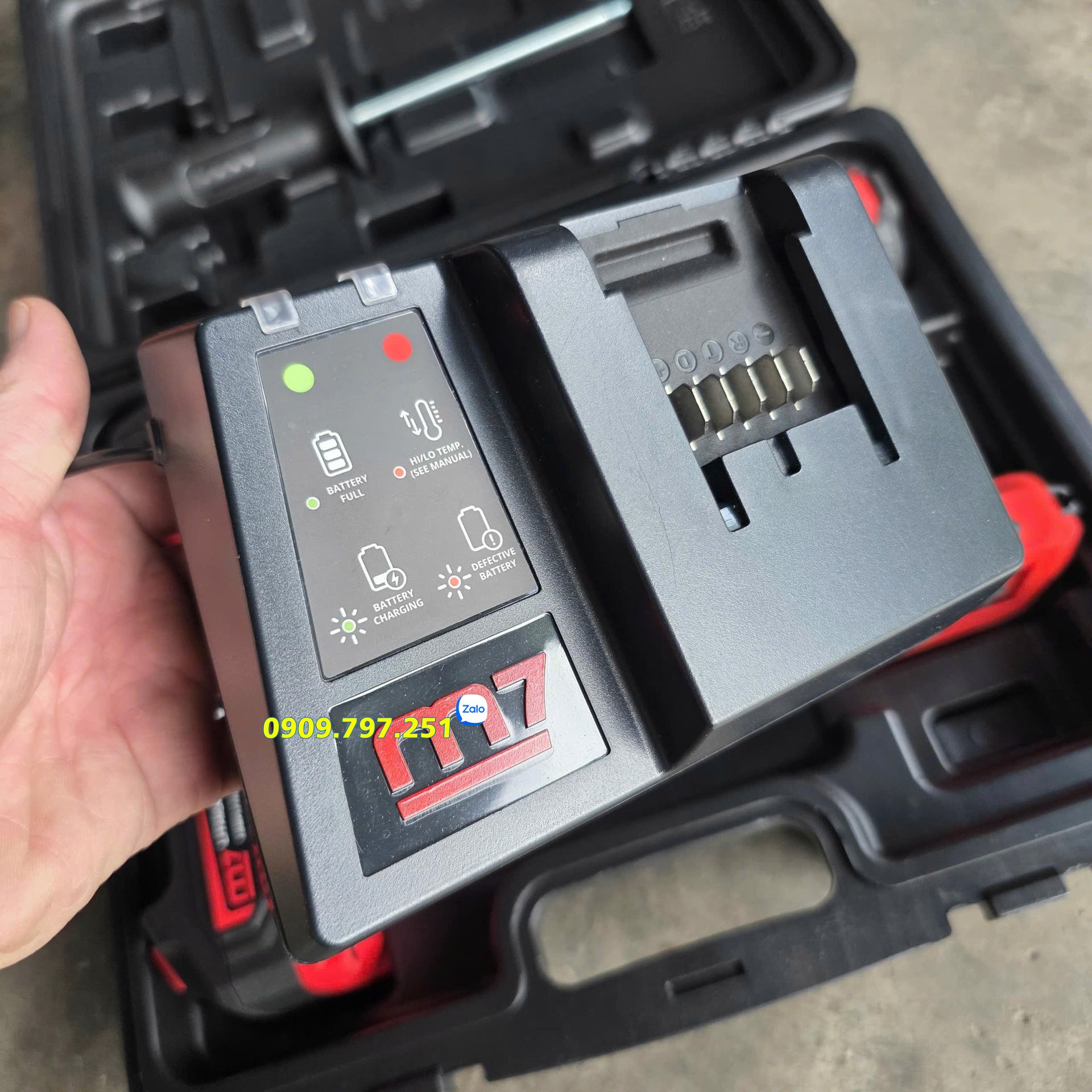 Bộ máy khoan pin 18V Model DD-101V hãng M7 Đài Loan Bộ máy khoan pin 18V Model DD-101V hãng M7 Đài Loan
