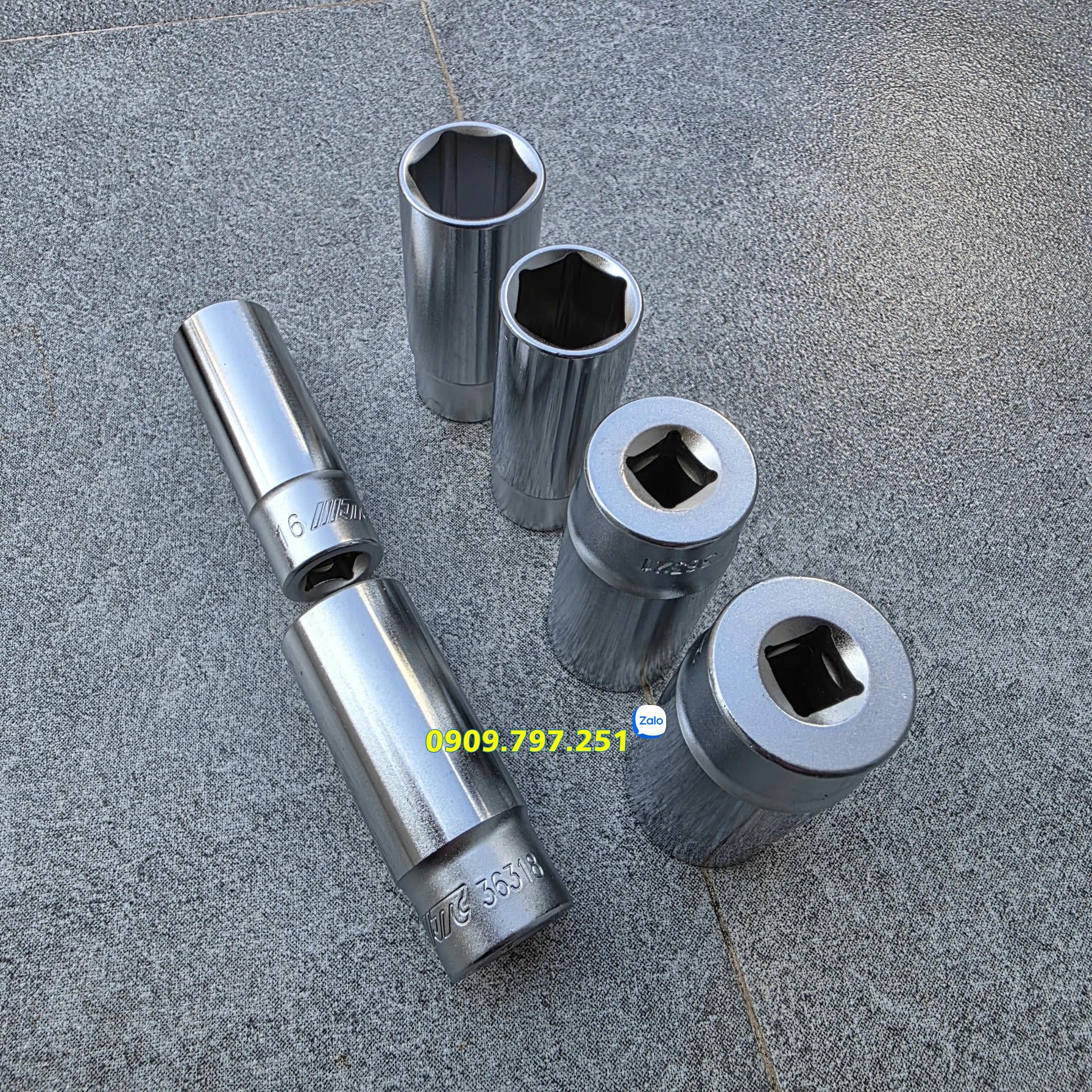 JTC K3161 Bộ tuýp dài 6 cạnh 3/8 inch 16 chi tiết