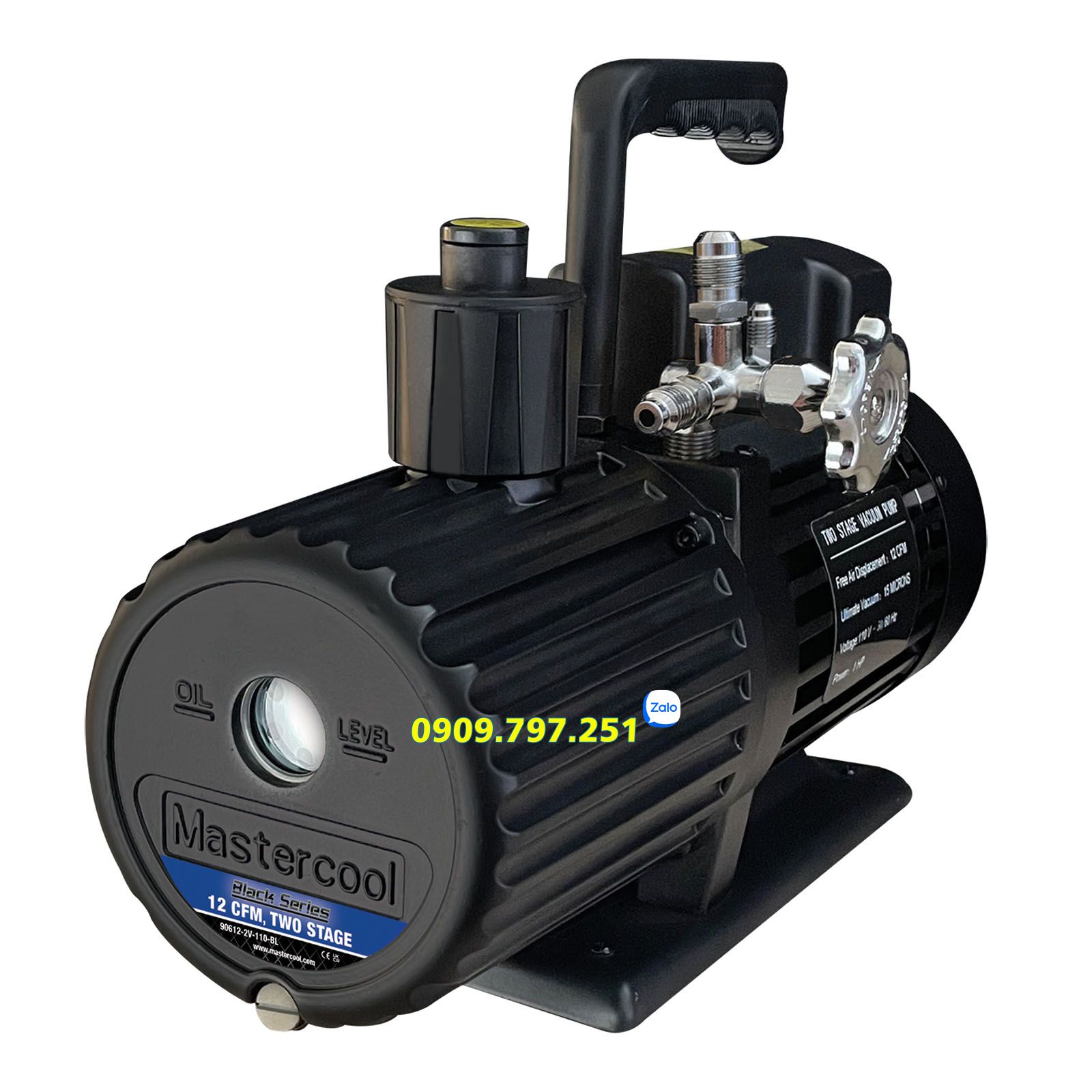 Máy hút chân không 2 cấp 12 CFM Mastercool 90612-2V-220-BL