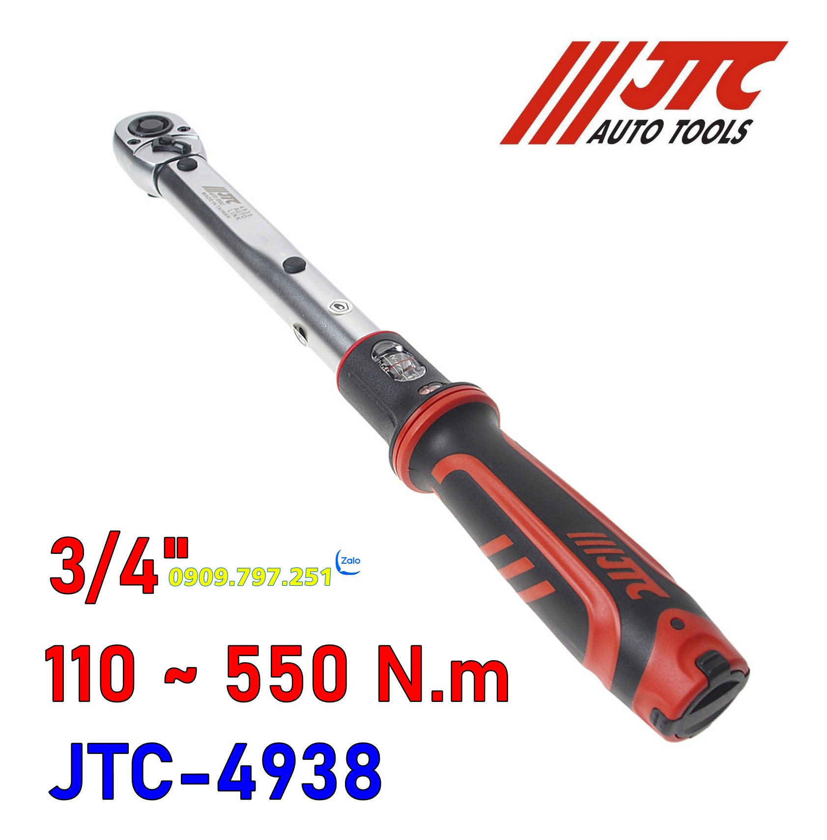 Cần siết cân lực đảo chiều 550Nm JTC 4938
