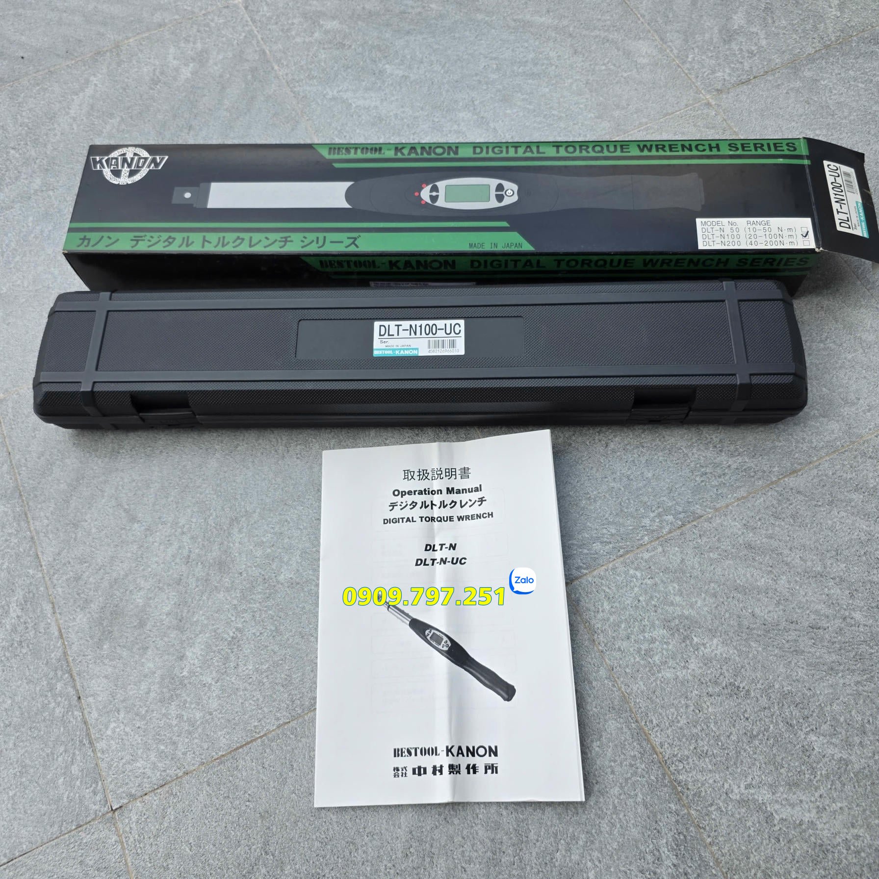 Cờ lê cân lực điện tử 100Nm Kanon DLT-N100-UC
