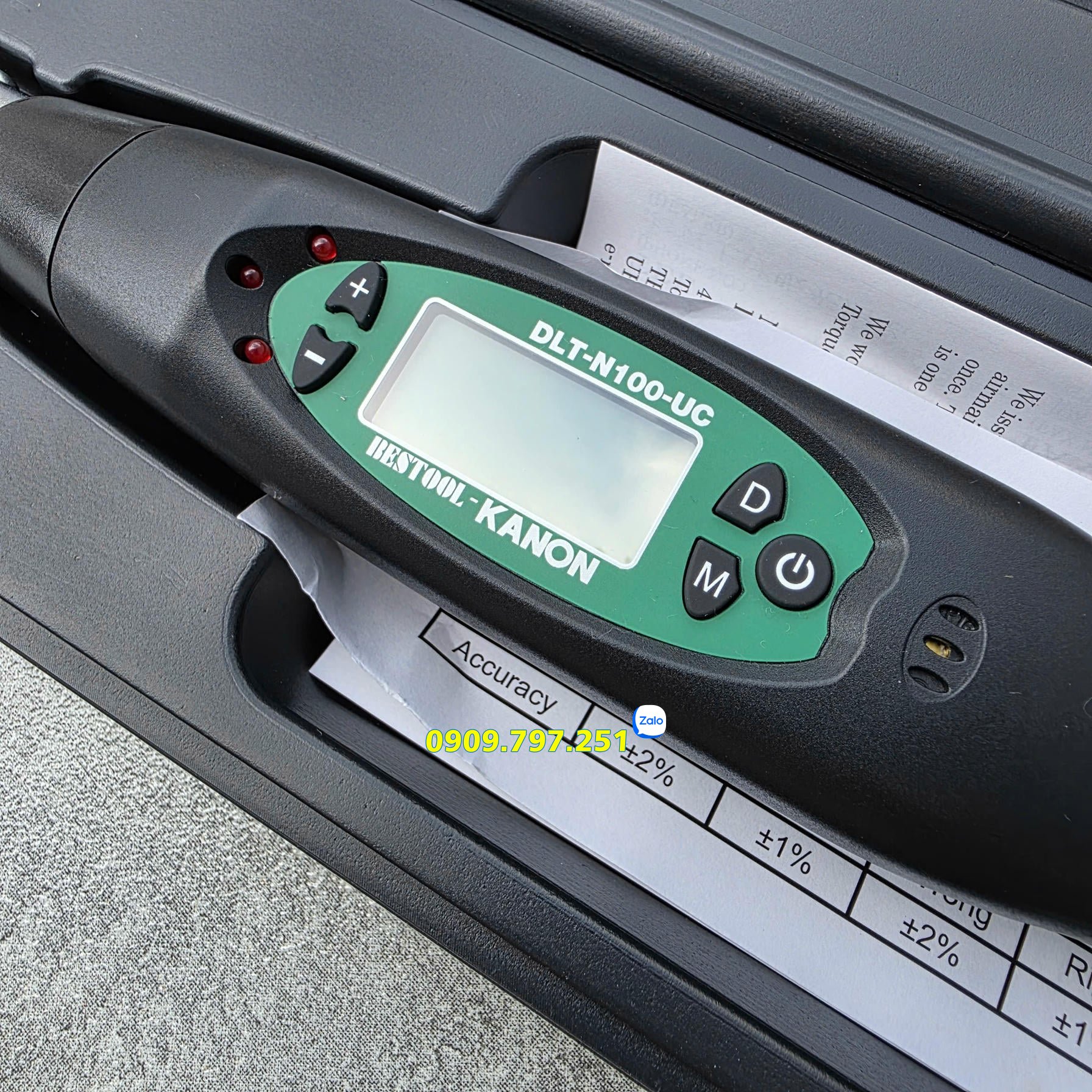 Cờ lê cân lực điện tử 100Nm Kanon DLT-N100-UC