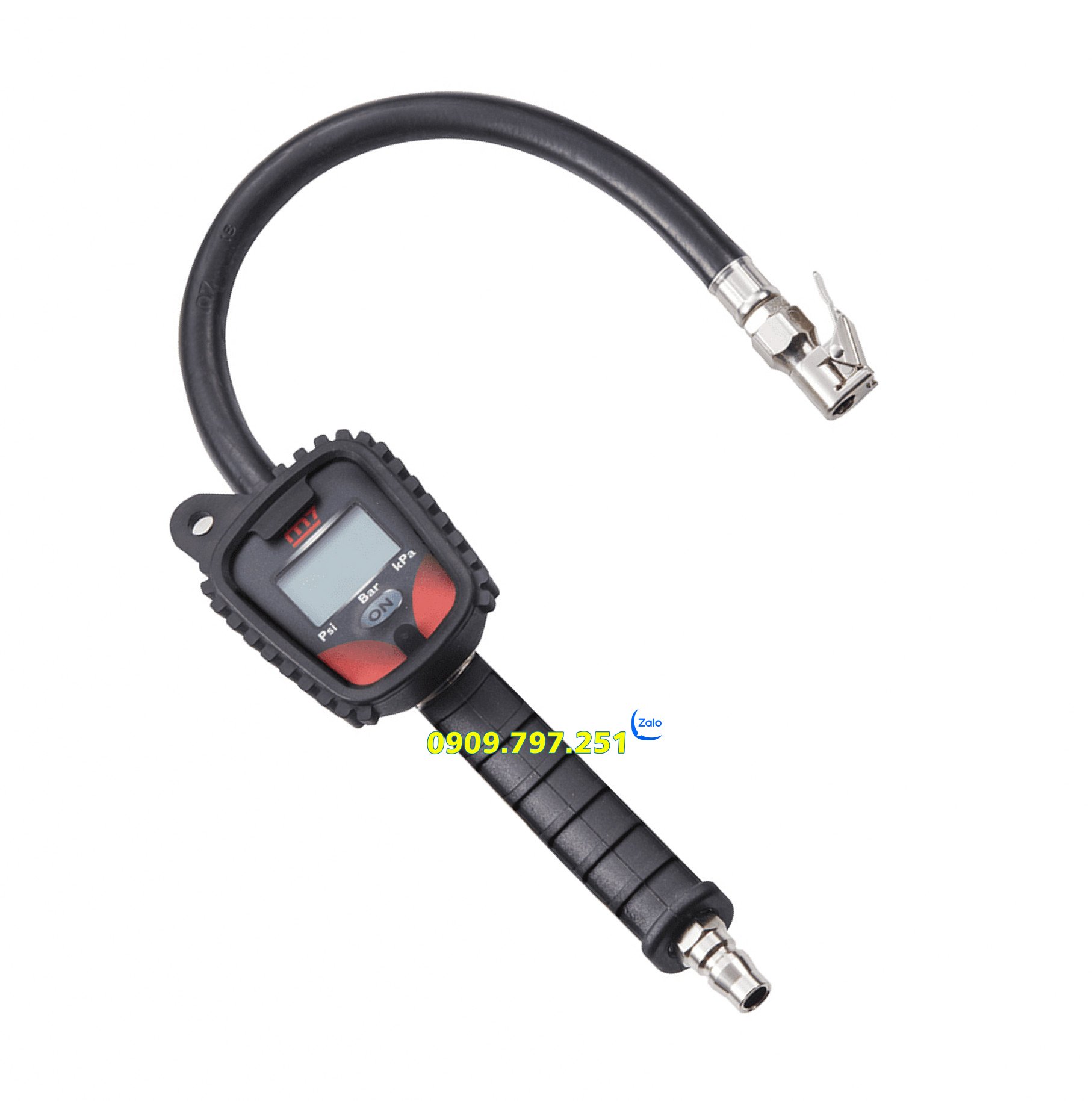 Đồng hồ đo áp suất lốp điện tử Model SB-3030 hãng M7 Đài Loan (2)