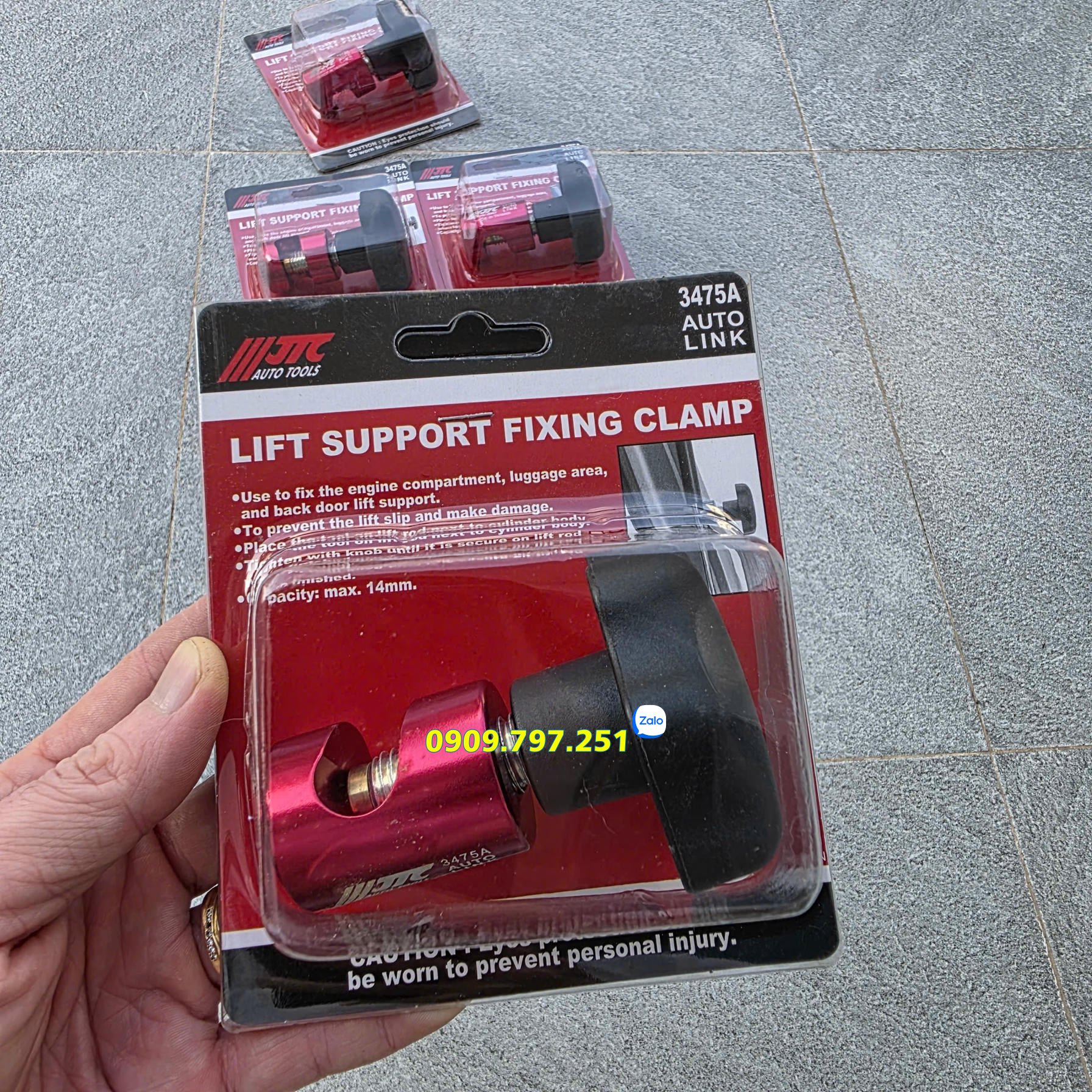 Dụng cụ giữ ty ben cốp xe, nắp capo ô tô JTC 3475A JTC 3475A Tool khoá ty ben nắp capo cốp sau xe ô tô