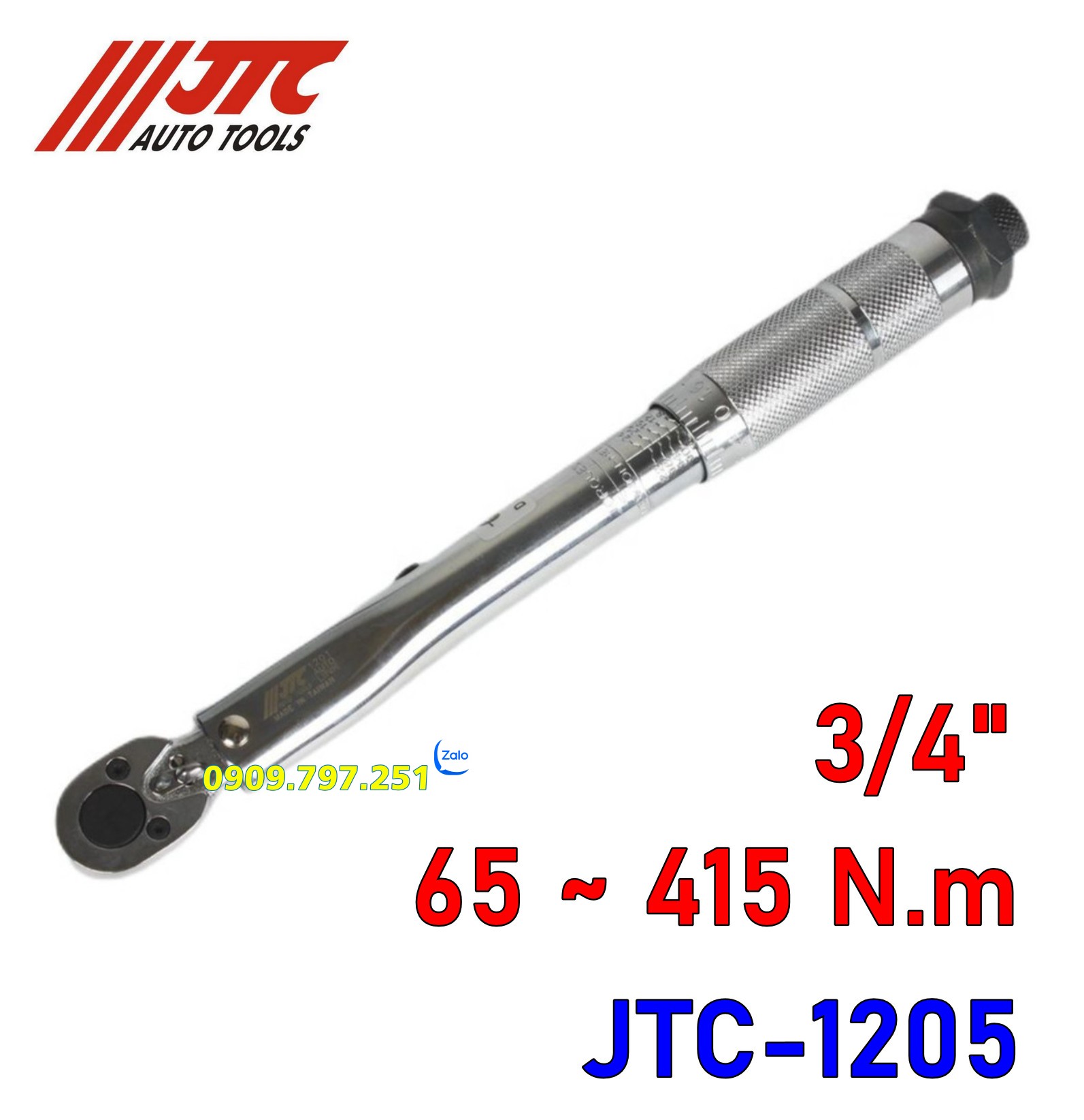 Cần siết cân lực 415Nm JTC 1205