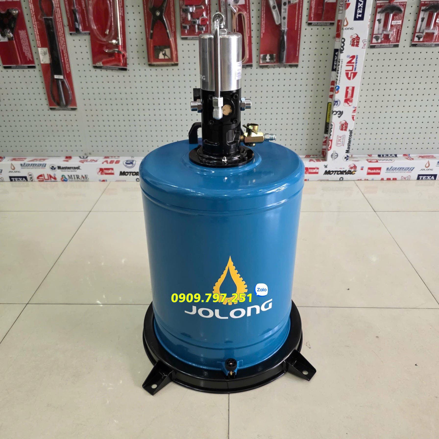 Máy bơm mỡ khí nén Jolong BW301