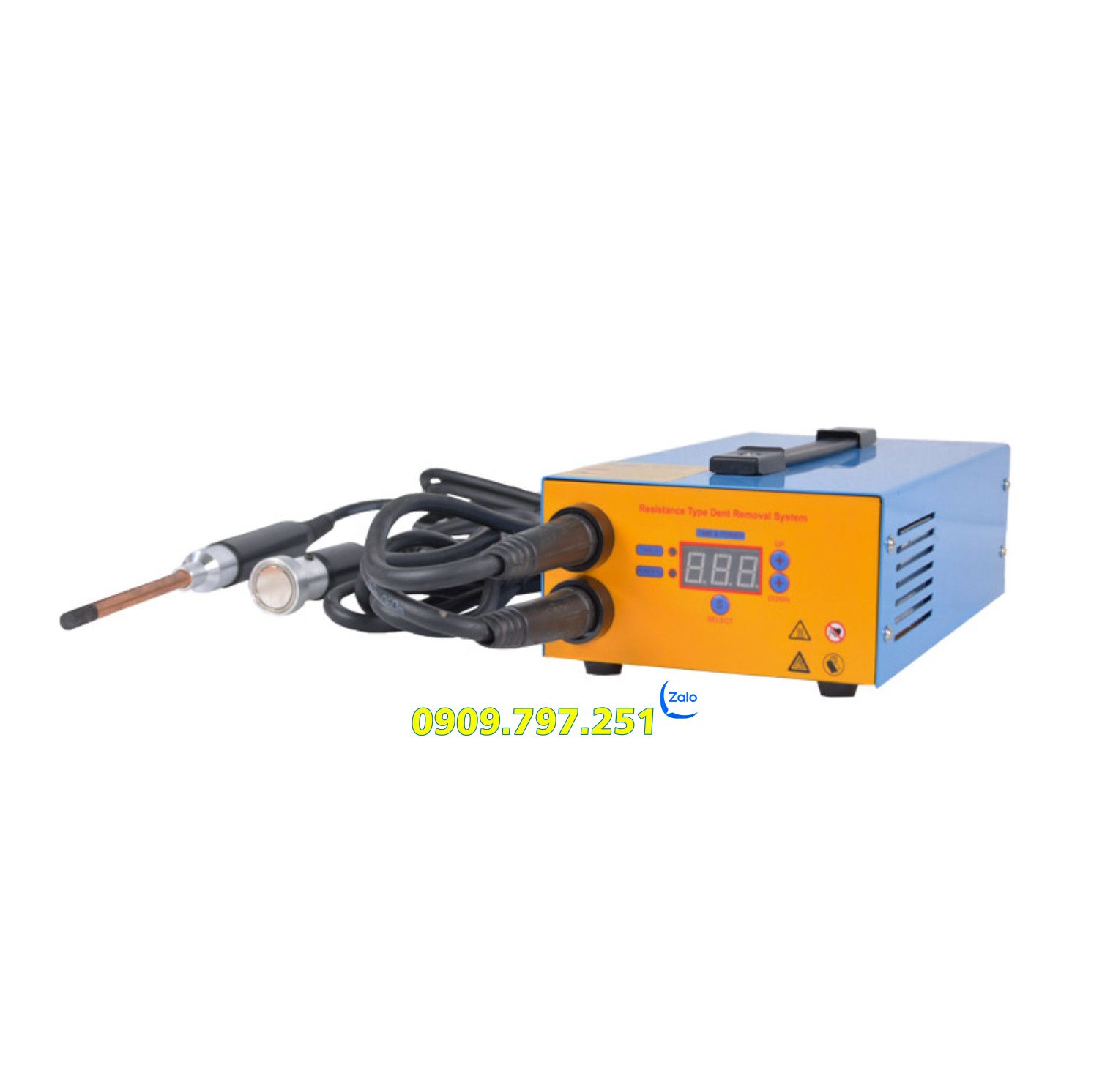 Máy gia nhiệt carbon sửa chữa vết móp thân vỏ nhôm và thép