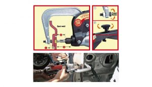 Máy khoan tháo mối hàn bấm Shinano SI-5800