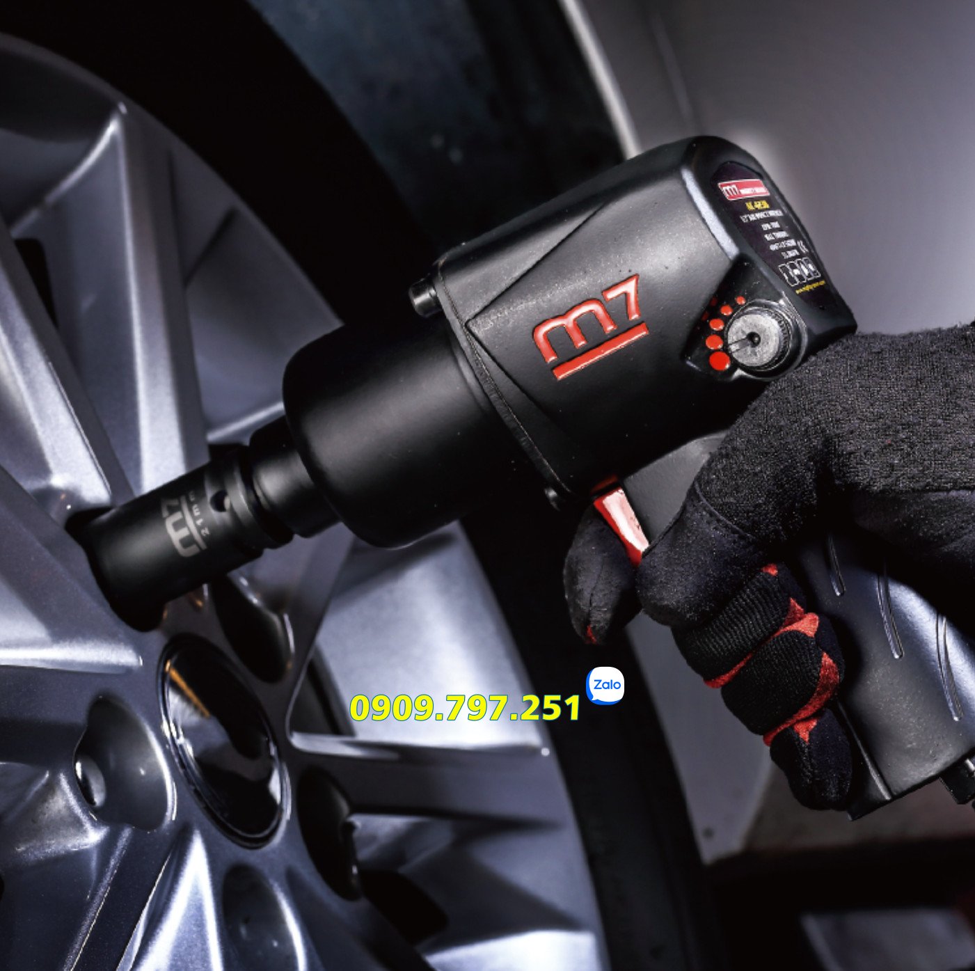 Súng bắn ốc khí nén 1/2" Model NC-4238 hãng M7 Đài Loan Súng bắn ốc khí nén 1/2" Model NC-4238 hãng M7 Đài Loan
