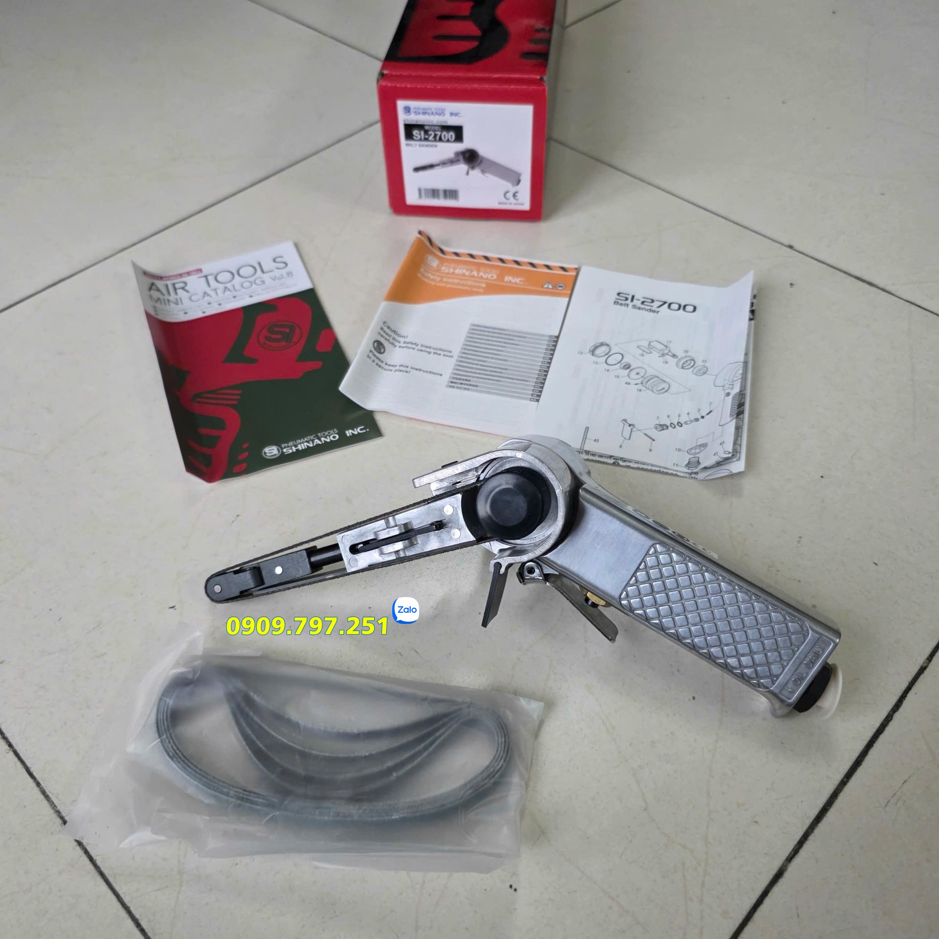 SI-2700 Máy mài dây 10mm dùng khí nén hãng Shinano Nhật Bản