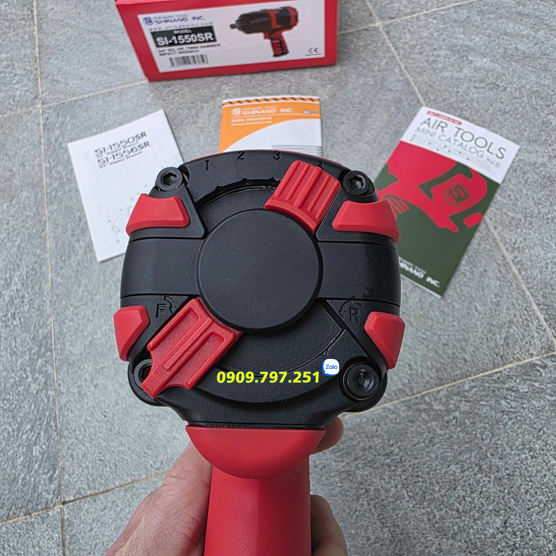 Súng bắn ốc khí nén 3/4 inch Nhật Bản Shinano SI-1550SR