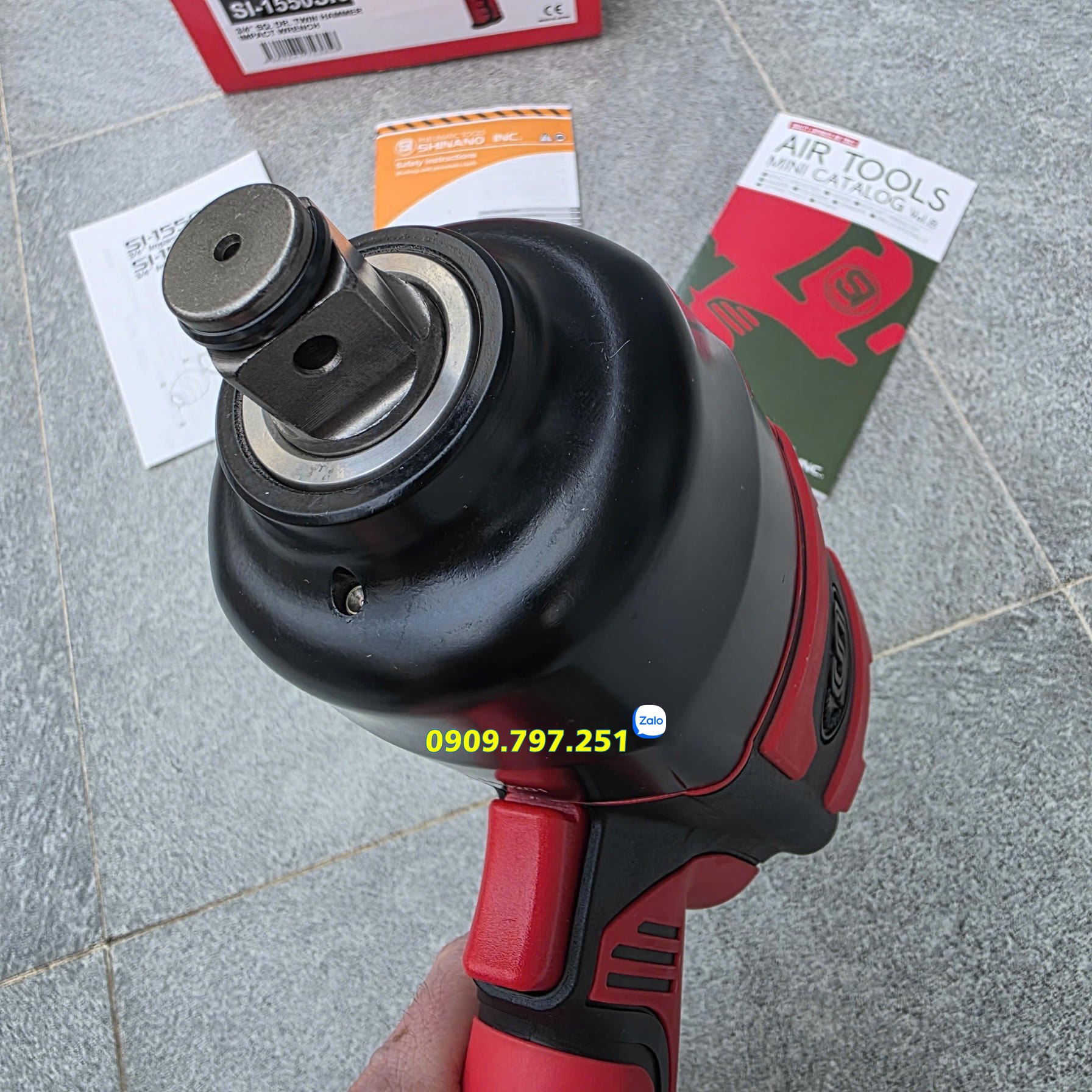 Súng bắn ốc khí nén 3/4 inch Nhật Bản Shinano SI-1550SR