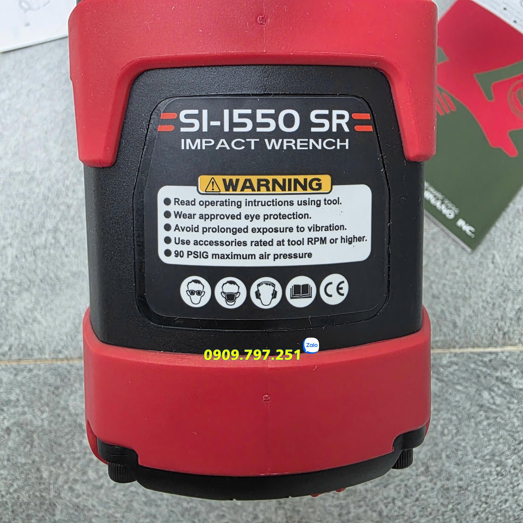 Súng bắn ốc khí nén 3/4 inch Nhật Bản Shinano SI-1550SR