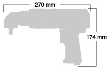 Súng bắn ốc láp 1/2 inch Shinano SI-1650AH