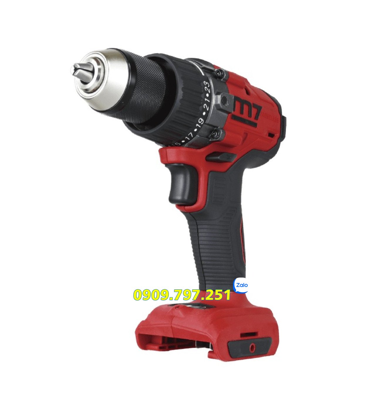 Thân máy khoan búa dùng pin 18V Model DH-103 Mighty-Seven Đài Loan