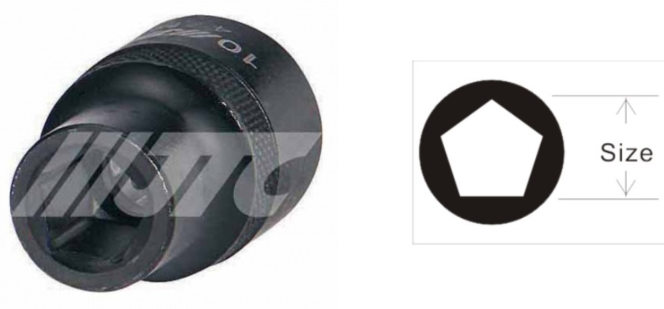 Tuýp 5 cạnh 10mm JTC 4714